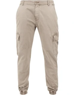 URBAN CLASSICS Washed Cargo Twill Jogging Pants In Sand -Men's Fashion 959638780 5 720x928