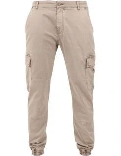 URBAN CLASSICS Washed Cargo Twill Jogging Pants In Sand -Men's Fashion 959638780 7 720x928