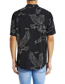 Songbird Relaxed Shirt In Black -Men's Fashion 959657590 3 720x928