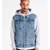 Solar Spliced Denim Jacket In Blue -Men's Fashion 960255730 1 720x928