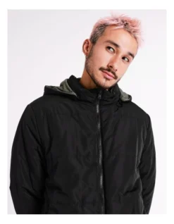 Rigel Reversible Recycled 4 In 1 Puffer Jacket In Black -Men's Fashion 960256270 4 720x928