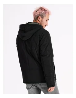 Rigel Reversible Recycled 4 In 1 Puffer Jacket In Black -Men's Fashion 960256270 6 720x928