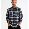 Capricorn Check Long Sleeve Overshirt In Grey -Men's Fashion 960256990 1 720x928