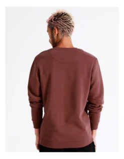 Ryder Moto Crew Sweat In Red -Men's Fashion 960258790 6 720x928