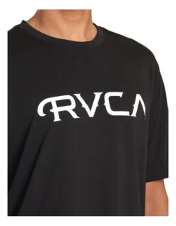 Mister Cartoon Big RVCA T-Shirt In Black -Men's Fashion 960492160 4 720x928