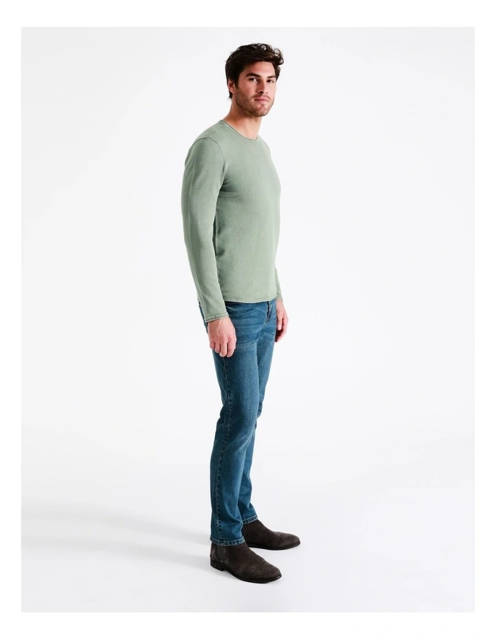 Cole Crew Pullover In Green 9 Cole Crew Pullover In Green - Image 7