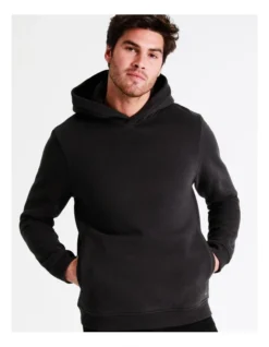 Flint Pullover Hoodie In Charcoal