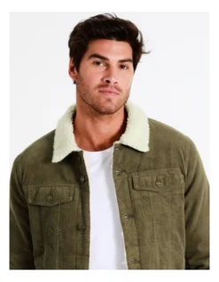 Carson Cord Shepra Jacket In Green -Men's Fashion 960777010 4 720x928