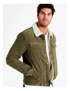 Carson Cord Shepra Jacket In Green -Men's Fashion 960777010 7 720x928