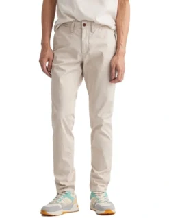 Gant Hallden Twill Chinos In Putty