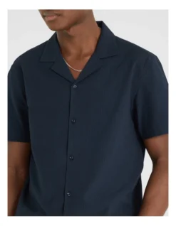 Seersucker Shirt In Navy -Men's Fashion 961803280 3 720x928