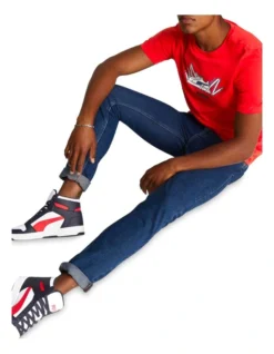 Puma Sneaker Graphic Tee In Burnt Red -Men's Fashion 962250490 5 720x928