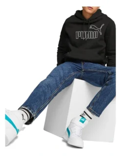 Puma Essential Elevated Hoodie Fleece In Black -Men's Fashion 962252020 6 720x928