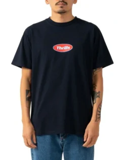 Transfixed Merch Fit Tee In Dark Navy