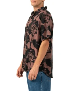 The Paradox Of Paradise Bowling Shirt In Black -Men's Fashion 962455240 5 720x928