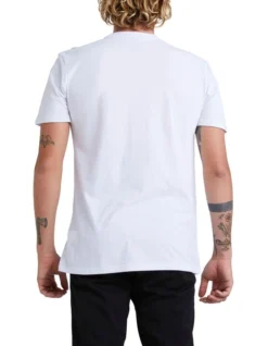 Quiksilver All Lined Up Tee In White -Men's Fashion 962623900 4 720x928
