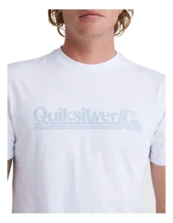 Quiksilver All Lined Up Tee In White -Men's Fashion 962623900 5 720x928