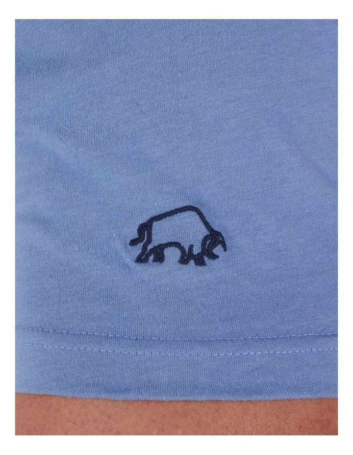 Union Jack Bull T-Shirt In Blue 7 Union Jack Bull T-Shirt In Blue - Image 5