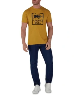 Wilderness Bull T-Shirt In Yellow