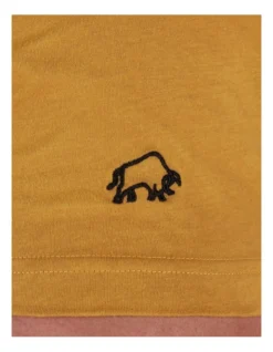 Wilderness Bull T-Shirt In Yellow -Men's Fashion 962783110 6 720x928