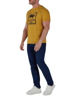 Wilderness Bull T-Shirt In Yellow -Men's Fashion 962783110 7 720x928