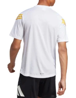 ADIDAS Train Icons 3 Stripes Tee In White -Men's Fashion 963065350 3 1 720x928