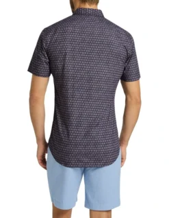 Spark Short Sleeve Shirt In Navy Multi -Men's Fashion 963174070 3 720x928