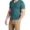 Marle Arnie V-Neck Tee In Zucchini -Men's Fashion 963177220 1 720x928
