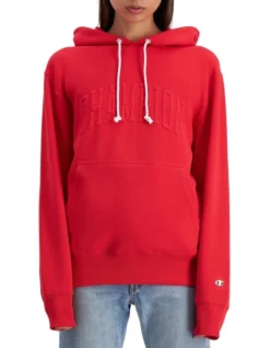 Champion Lifestyle Jacquard Twill Pride Hoodie Scarlet