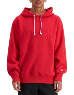 Champion Lifestyle Jacquard Twill Pride Hoodie Scarlet -Men's Fashion 963874000 5 720x928