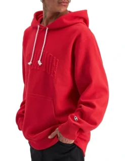 Champion Lifestyle Jacquard Twill Pride Hoodie Scarlet -Men's Fashion 963874000 6 720x928