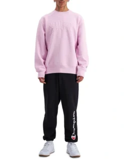 Champion Lifestyle Jacquard Twill Pride Crew In Pink -Men's Fashion 963874270 4 720x928