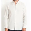 Long Sleeve Linen Shirt In Natural -Men's Fashion 963909190 1 720x928