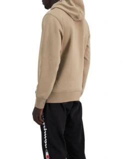 Champion Script Hoodie In Taupe Grey -Men's Fashion 963951940 3 720x928