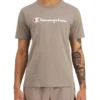 Champion Script Short Sleeve Tee In Beige -Men's Fashion 963952210 1 720x928