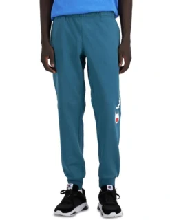 Champion Script Cuff Track Pant In Blue
