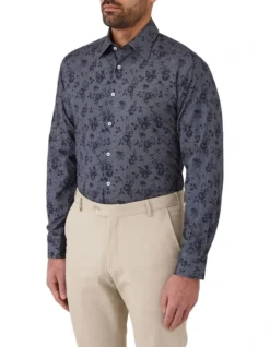 Cambridge Prahran Modern Fit Shirt In Denim Blue -Men's Fashion 964759060 3 720x928