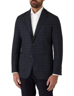 Cambridge Burnley Modern Fit Sports Jacket In Denim -Men's Fashion 964792630 3 720x928