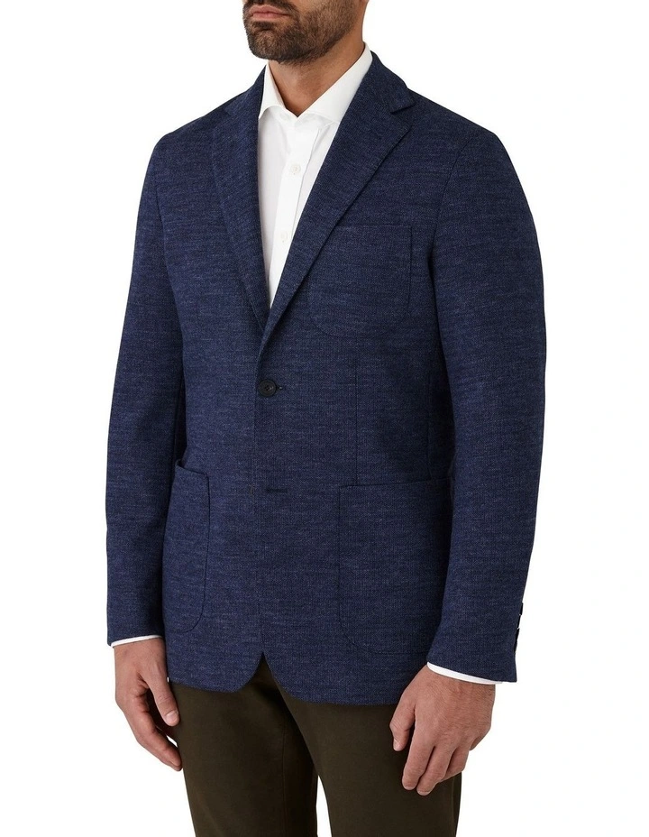 Cambridge Malvern Modern Fit Sports Jacket In Blue 5 Cambridge Malvern Modern Fit Sports Jacket In Blue - Image 3