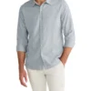 Van Heusen Nevertuck Long Sleeve 1 Colour Heather Oxford Shirt In Grey -Men's Fashion 966723130 1 720x928