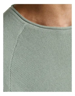 Jack & Jones Hill Knit Crew Neck Pullover In Slate Gray -Men's Fashion 966806830 3 720x928