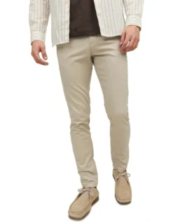 Jack & Jones Marco Bowie Chino Pants In Oxford Tan