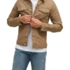 Jack & Jones Alvin Denim Biker Jacket In Sepia Tint -Men's Fashion 966807550 1 720x928