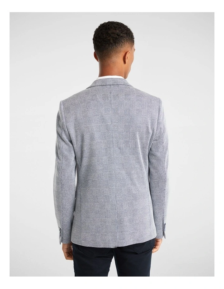 Fitzroy Knitted Blazer In Blue 4 Fitzroy Knitted Blazer In Blue - Image 2