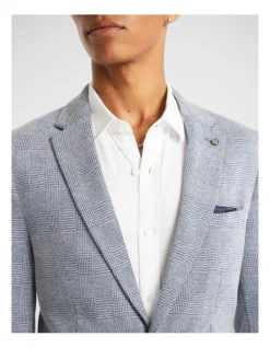 Fitzroy Knitted Blazer In Blue 10 Fitzroy Knitted Blazer In Blue -Men's Fashion 967355110 3 720x928