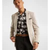 Mocha Knitted Blazer In Brown -Men's Fashion 967355200 1 720x928