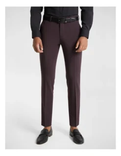Orlando Skinny Dress Pant In Purple