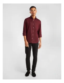 West Hampton Pure Linen Shirt In Purple -Men's Fashion 967617460 5 720x928