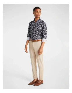 Dustin Jersey Slim Shirt In Navy -Men's Fashion 967619440 4 720x928