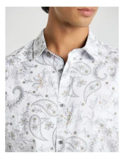 Atkinson Slim Fit Shirt In White -Men's Fashion 967619710 3 720x928